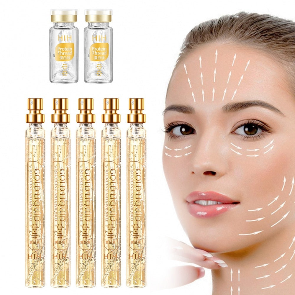 Sérum pour le visage à l'or 24K - Nutrition au collagène actif